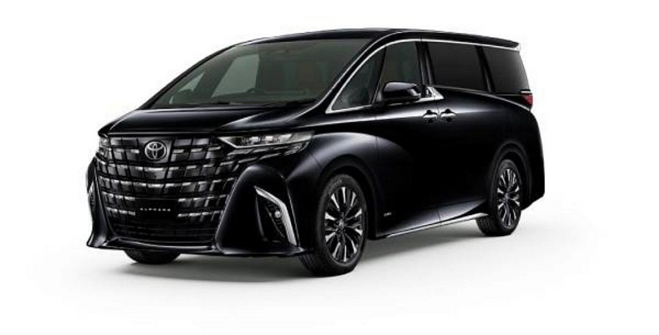 รถ alphard สีดำ